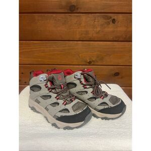 Merrell Moab 3 Mid MK265701 Hiking Boots Size 12.5 Toddler Boulder Red Waterproo